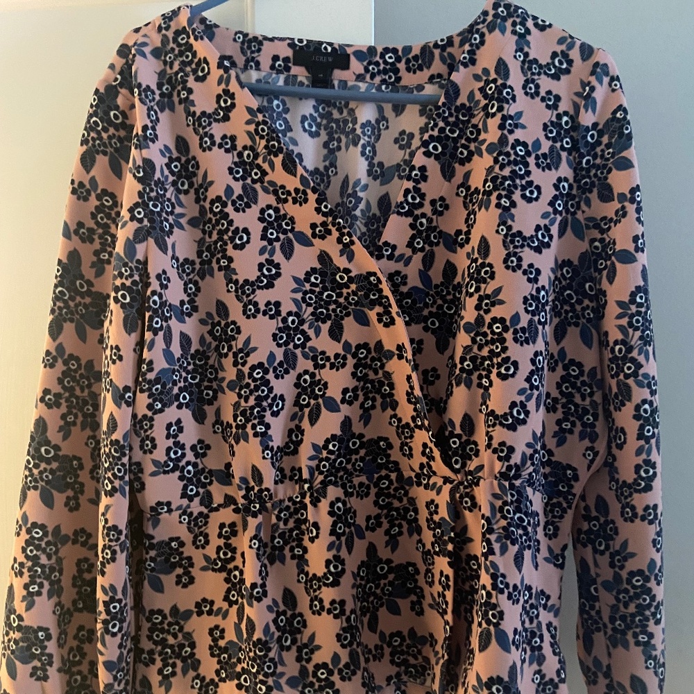 J Crew Floral Bouse